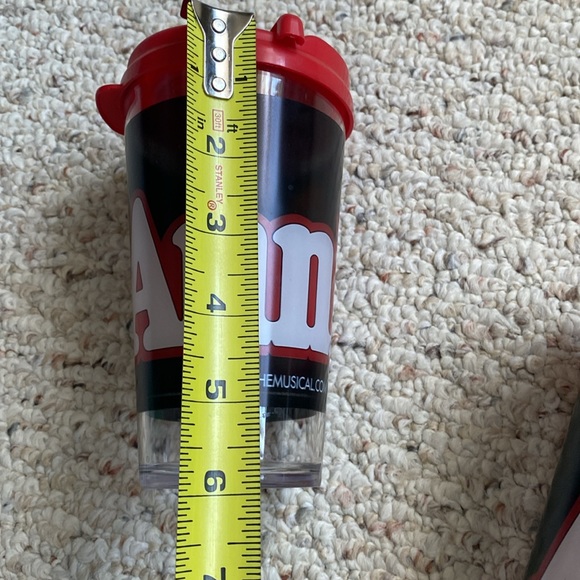 Vintage Anne The Musical Travel Tumbler NYC Broadway Show Collectible Cup w Lid - Picture 6 of 12